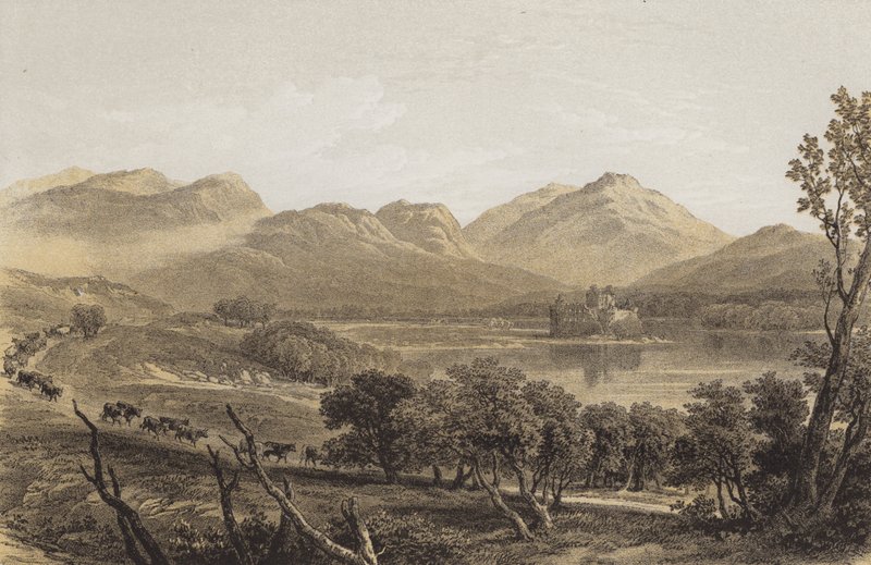 Castillo de Kilchurn de after William Leighton Leitch