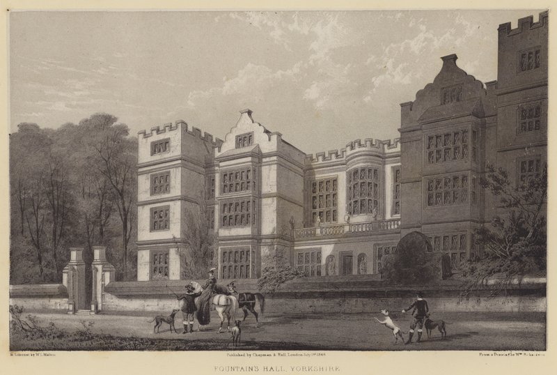 Fountains Hall, Yorkshire de after William Richardson