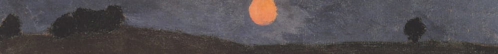 Luna sobre paisaje (Paula Modersohn Becker)